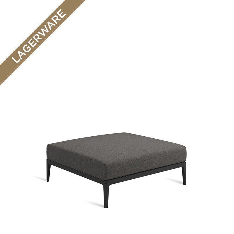 Gloster GRID Hocker Meteor, Polster Cameron Granite