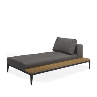 Schutzhülle Grid Chaiselongue Armlehne links