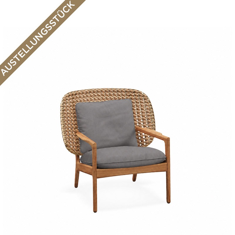 Gloster KAY Lounge Sessel, Harvest/ Rainy Grey